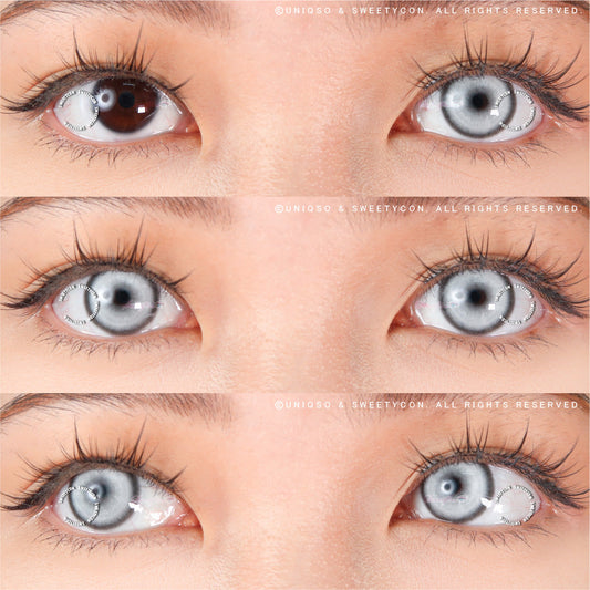 Sweety Koi Grey (1 lens/pack)-Colored Contacts-UNIQSO