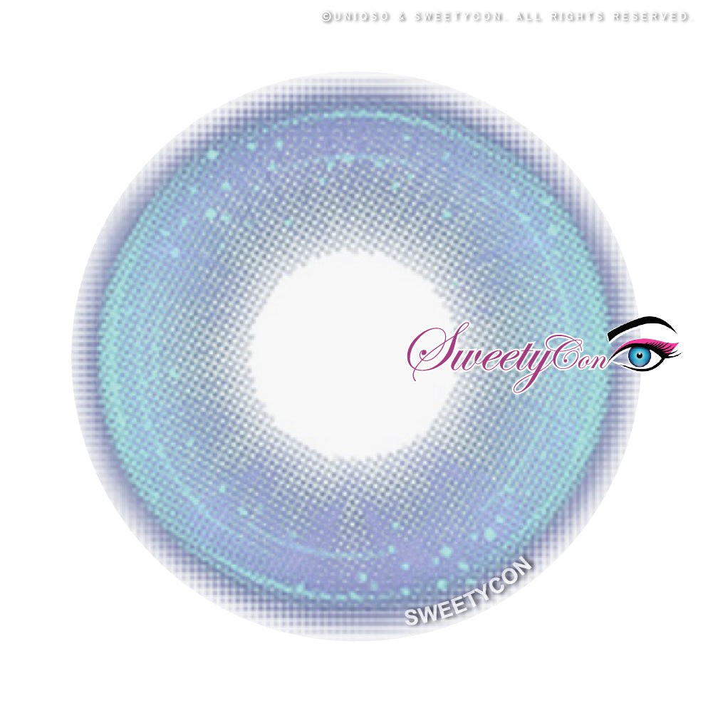 Sweety Butterfly Blue (1 lens/pack)-Colored Contacts-UNIQSO