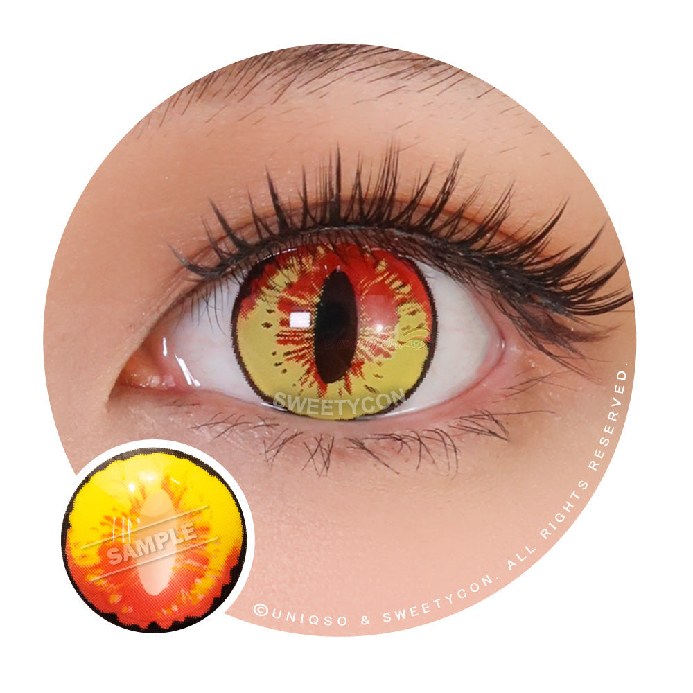 Sweety Crazy Mystery Orb Yellow (1 lens/pack)-Crazy Contacts-UNIQSO