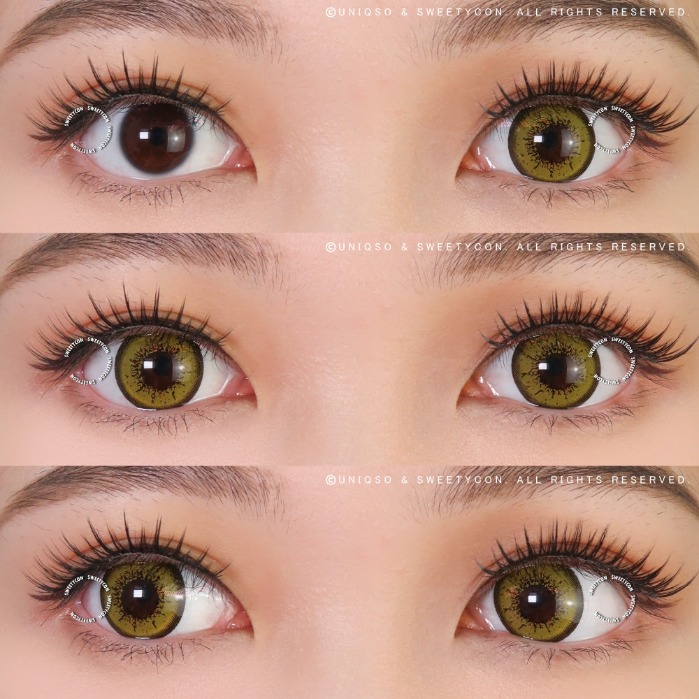 Sweety Sky Yellow II (1 lens/pack)-Colored Contacts-UNIQSO