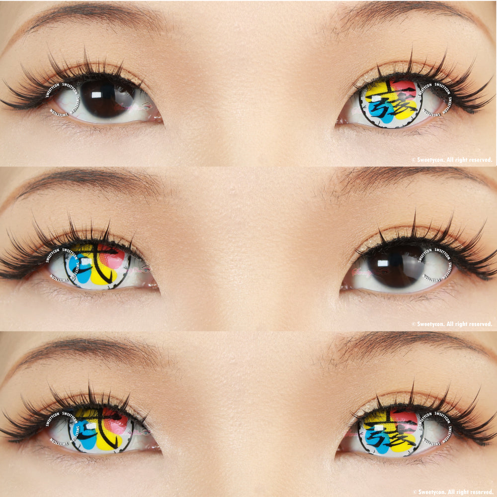 Demon Slayer Douma Eye Contacts - Limited Edition (2 lenses/pack)-Colored Contacts-UNIQSO