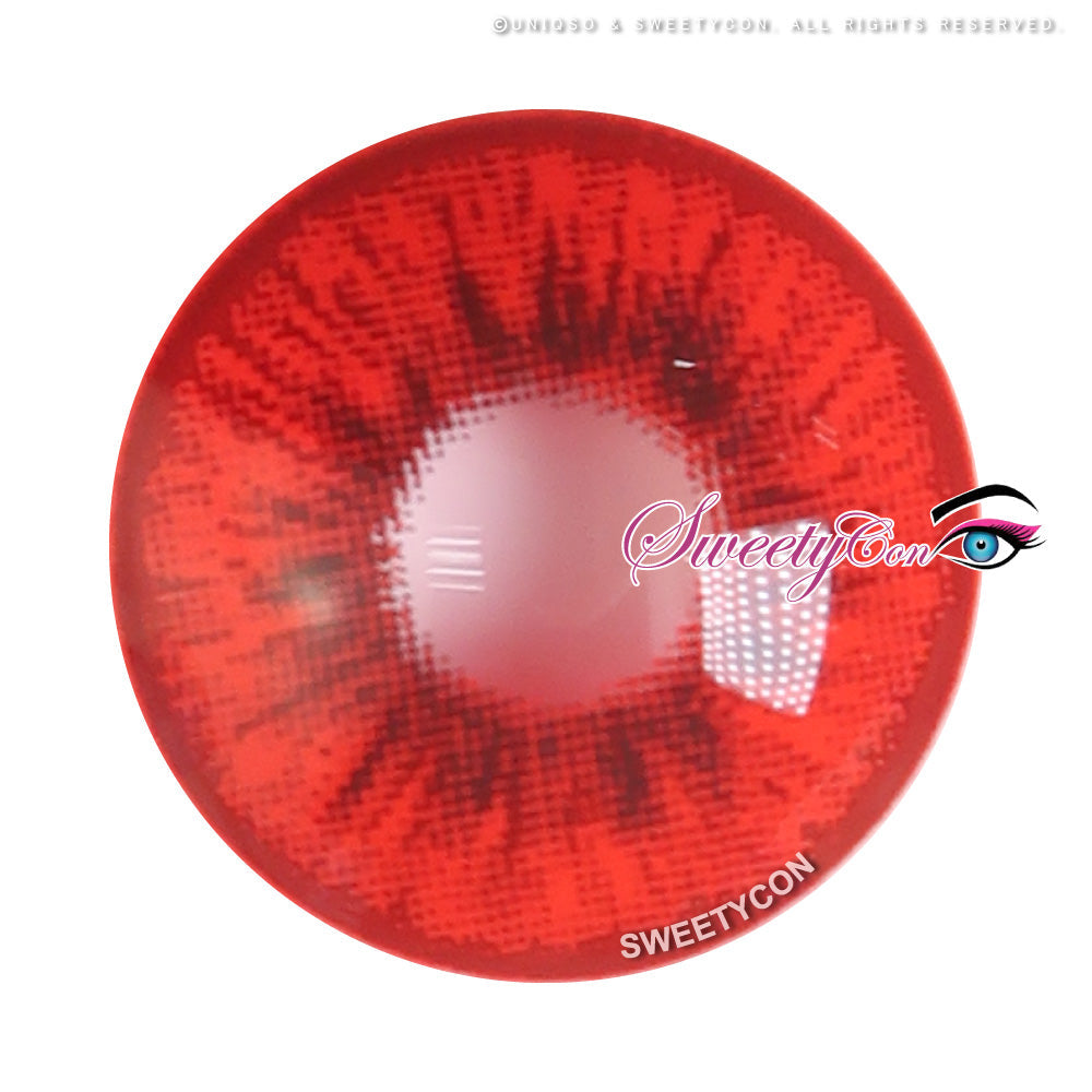 Sweety Icy 2 Dark Red (1 lens/pack)-Colored Contacts-UNIQSO