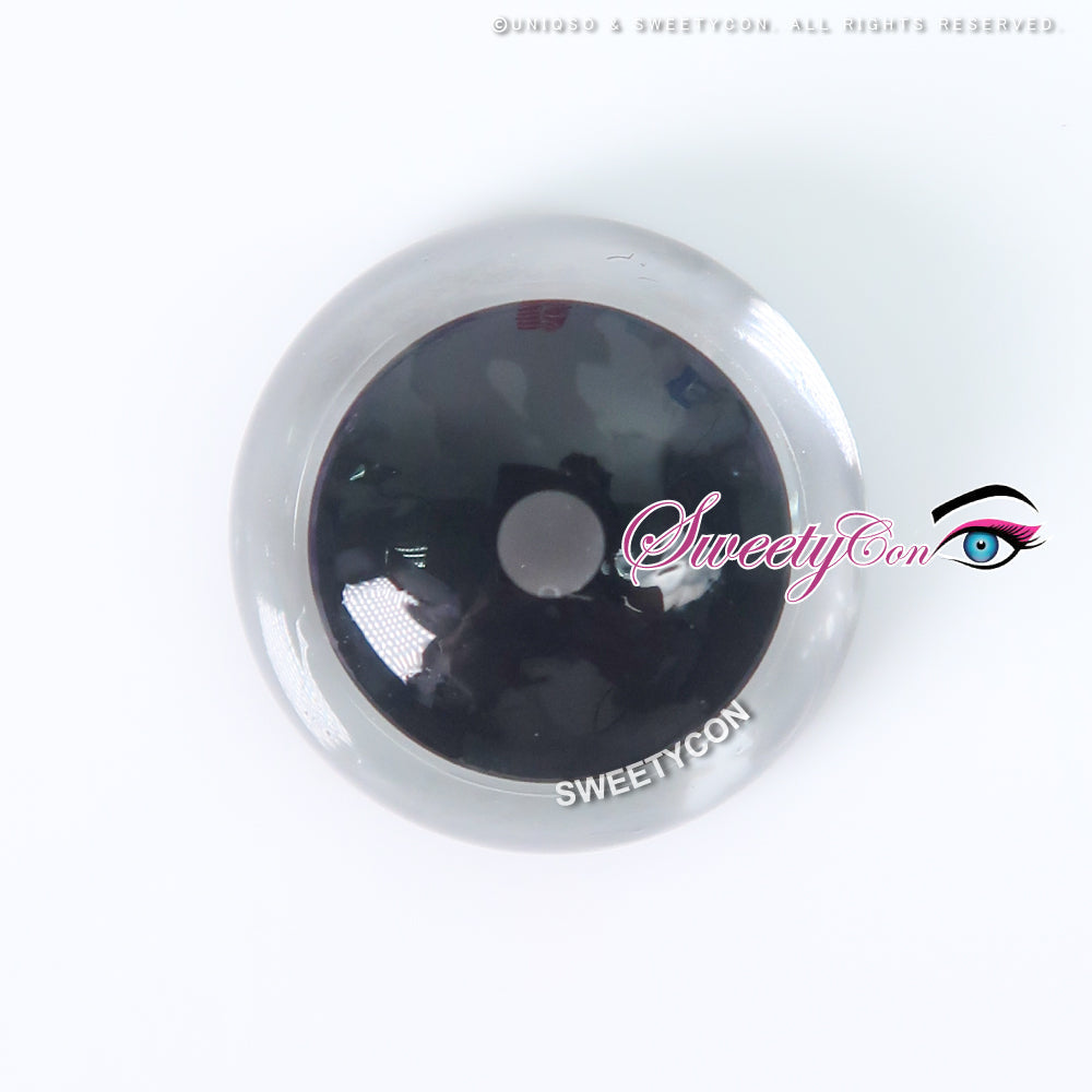 Sweety Pearl Black (Reduced Pupil) (1 lens/pack)-Colored Contacts-UNIQSO