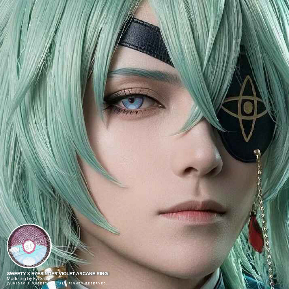 Sweety x Eyesinger Violet Arcane Ring (2 lenses/pack)-Colored Contacts-UNIQSO