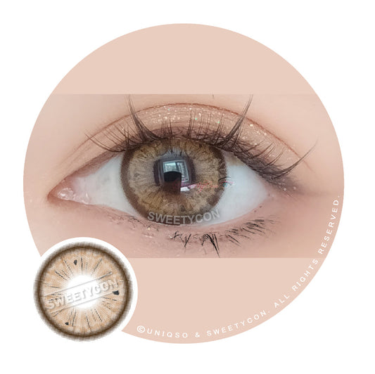 Sweety Fruit Juice Orange (1 lens/pack)-Colored Contacts-UNIQSO