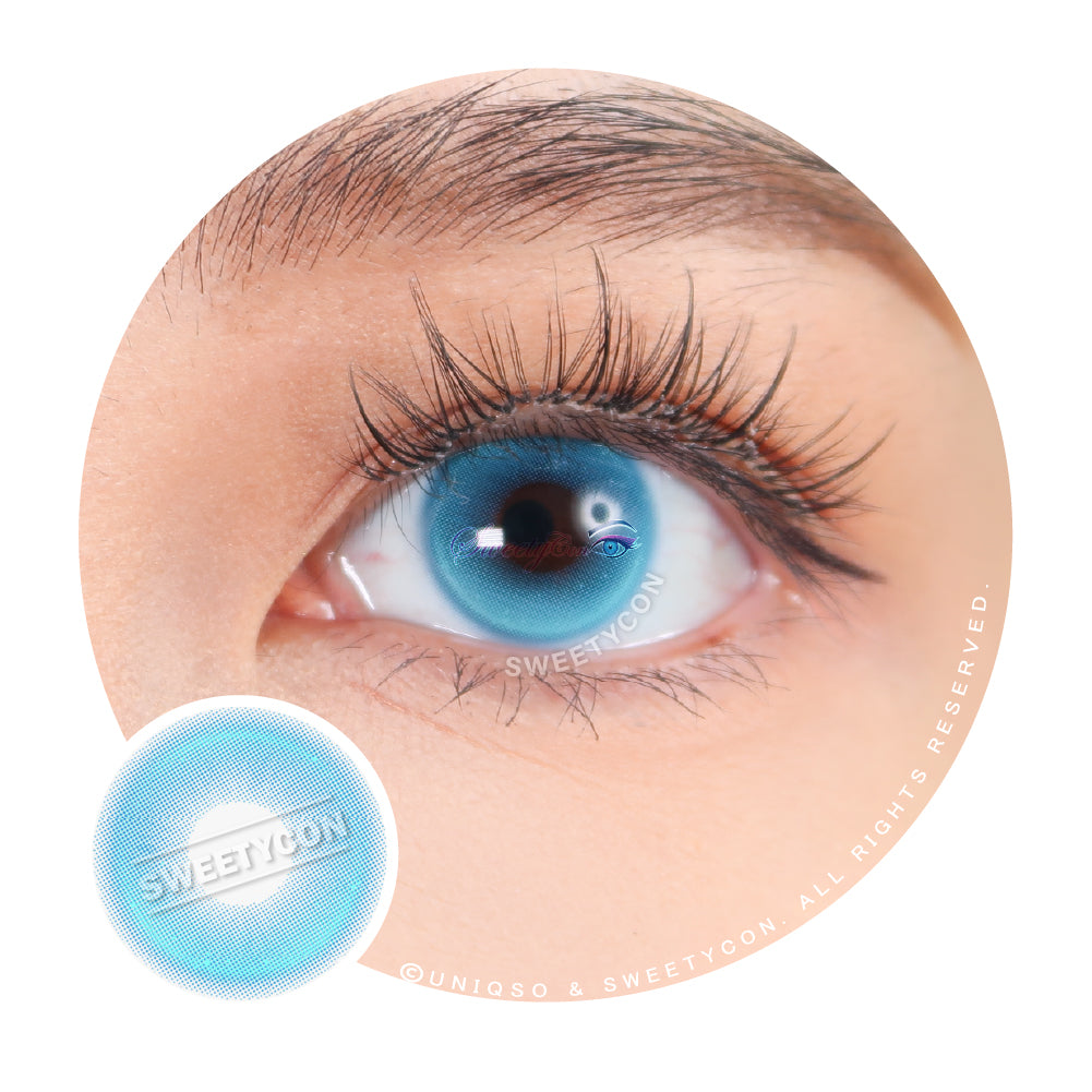 Sweety Monaco Blue (1 lens/pack)-Colored Contacts-UNIQSO