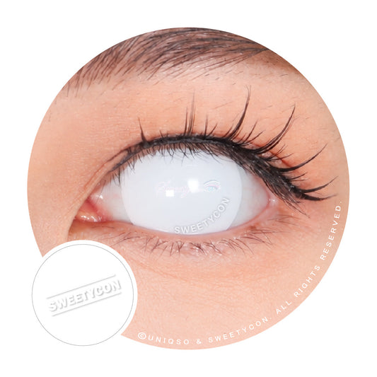 迷妳全瞳盲白 Sweety Mini Sclera Blind White（一片裝）