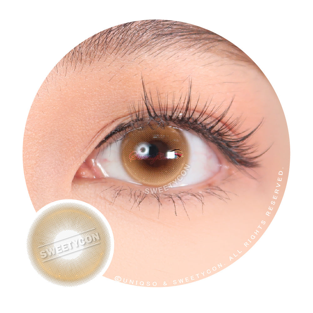 Sweety Monaco Brown (1 lens/pack)-Colored Contacts-UNIQSO