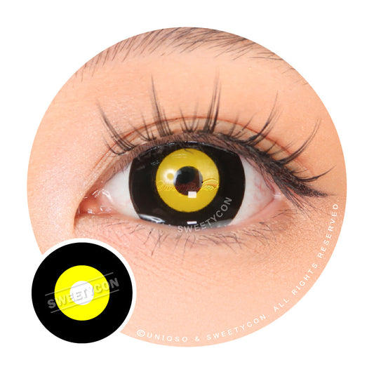 Sweety Mini Sclera Yellow Ghoul (1 lens/pack)-Mini Sclera Contacts-UNIQSO