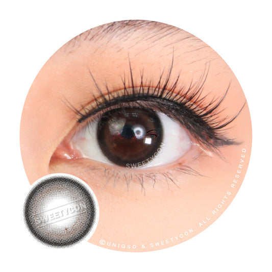 Sweety Muse Black (1 lens/pack)-Colored Contacts-UNIQSO