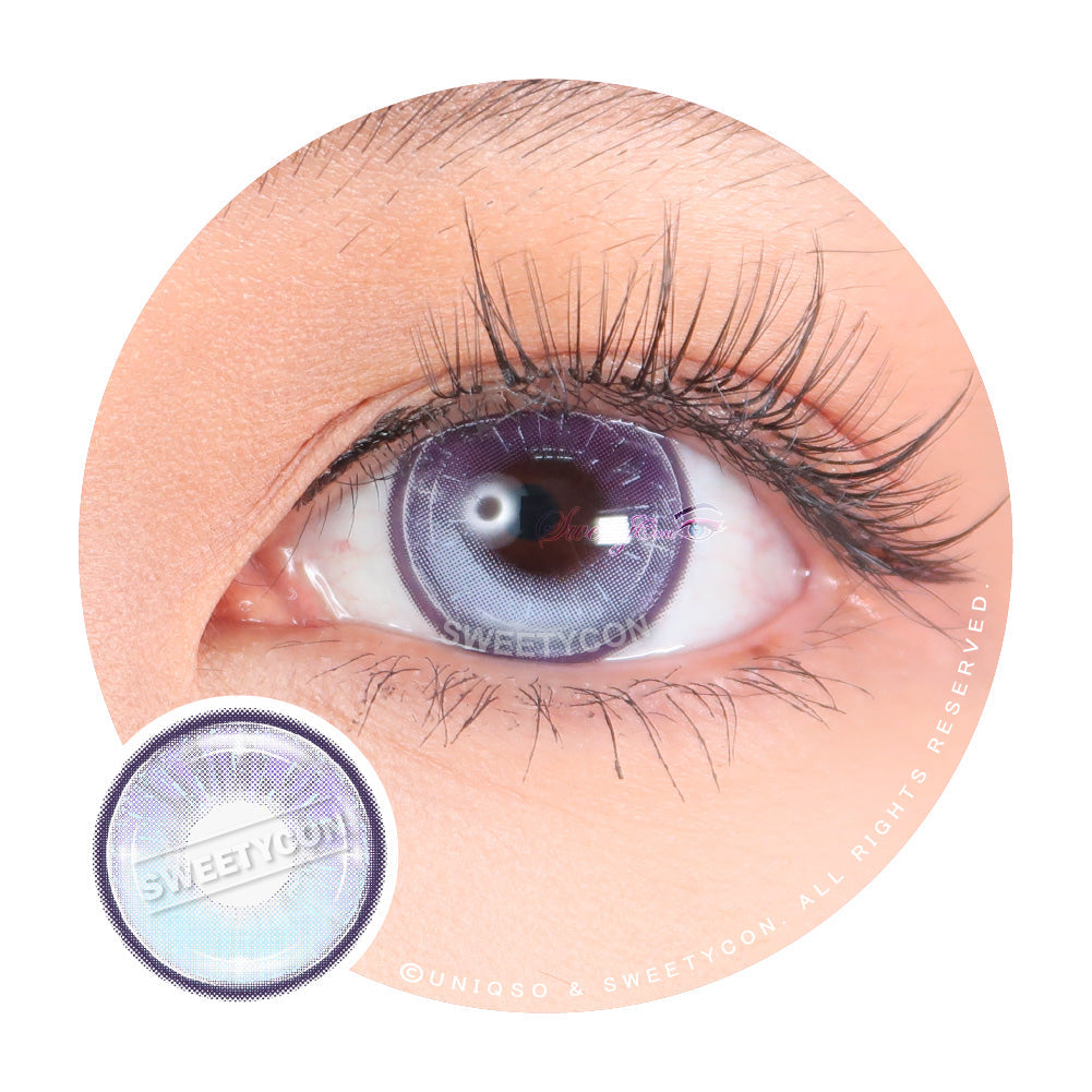 Sweety Vista Violet (1 lens/pack)-Colored Contacts-UNIQSO