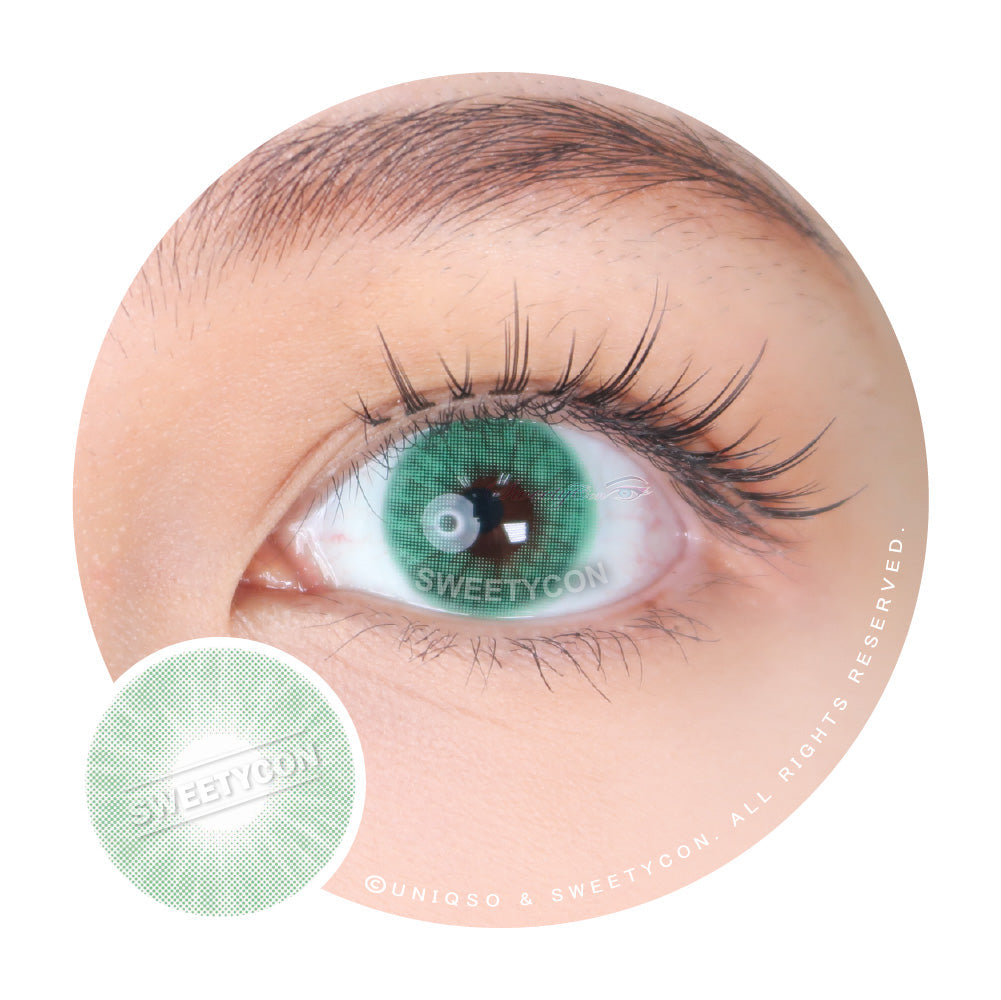 Sweety Hidrocor Verde (1 lens/pack)-Colored Contacts-UNIQSO