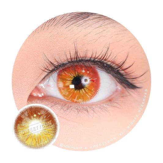 Sweety Crazy Lollipop Brown (1 lens/pack)-Colored Contacts-UNIQSO
