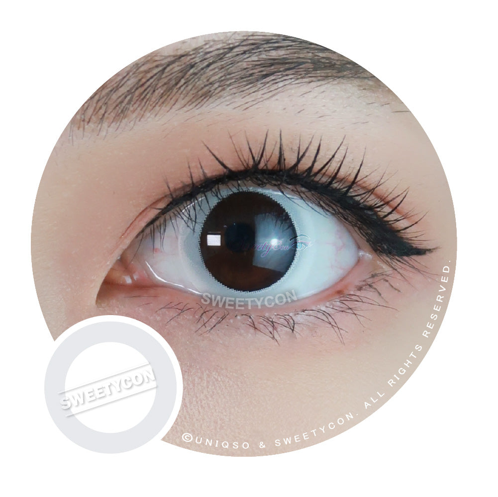 Sweety Crazy Small lris (Sanpaku) (1 lens/pack)-Crazy Contacts-UNIQSO