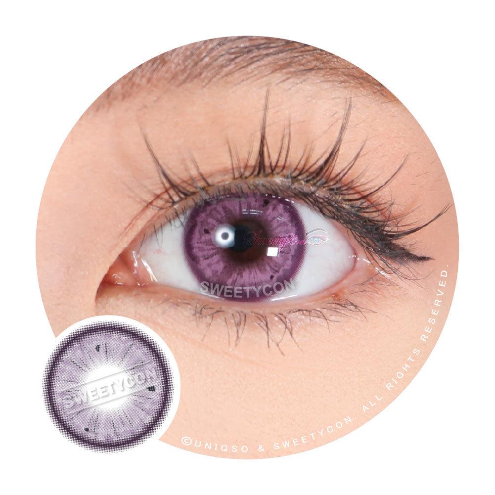 Sweety Fruit Juice Grape (1 lens/pack)-Colored Contacts-UNIQSO