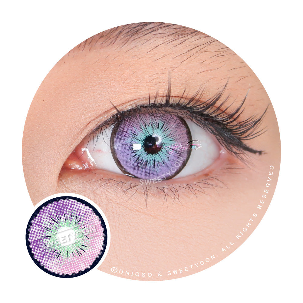 Sweety Crazy Cosmos (1 lens/pack)-Colored Contacts-UNIQSO