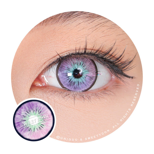 Sweety Crazy Cosmos (1 lens/pack)-Colored Contacts-UNIQSO