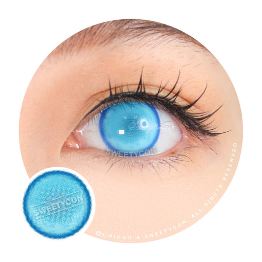 Sweety Paradise Blue (1 lens/pack)-Colored Contacts-UNIQSO