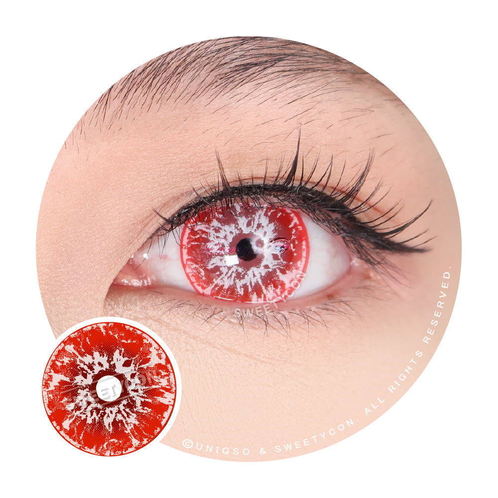 Sweety Crazy White Walker Red (1 lens/pack)-Crazy Contacts-UNIQSO
