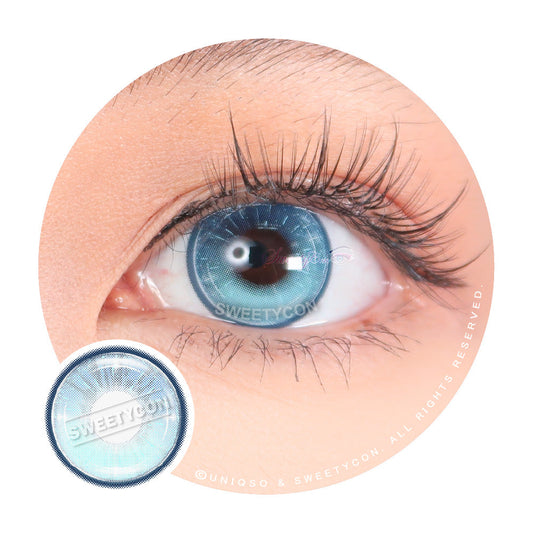 Sweety Vista Blue (1 lens/pack)-Colored Contacts-UNIQSO