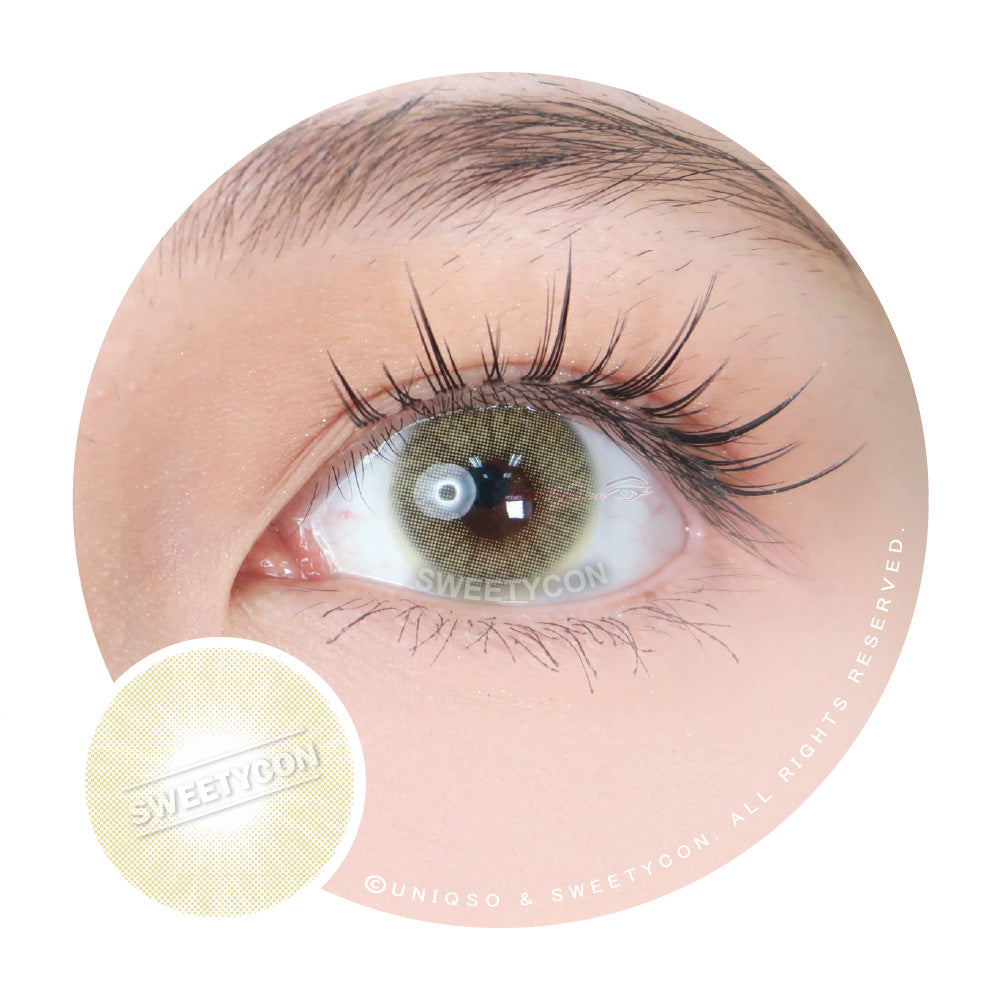 Sweety Hidrocor Amber (1 lens/pack)-Colored Contacts-UNIQSO