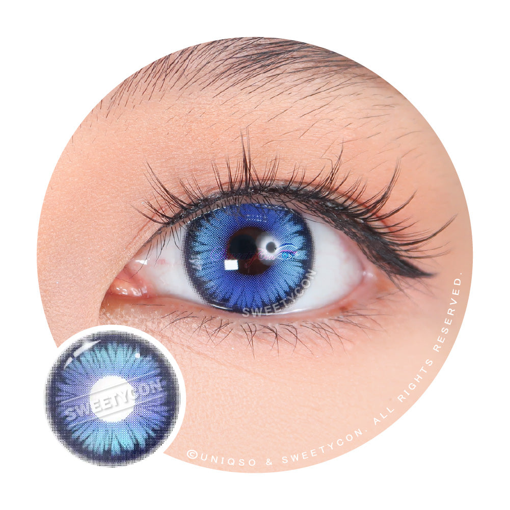 Sweety Mystic Wing Blue (1 lens/pack)-Colored Contacts-UNIQSO