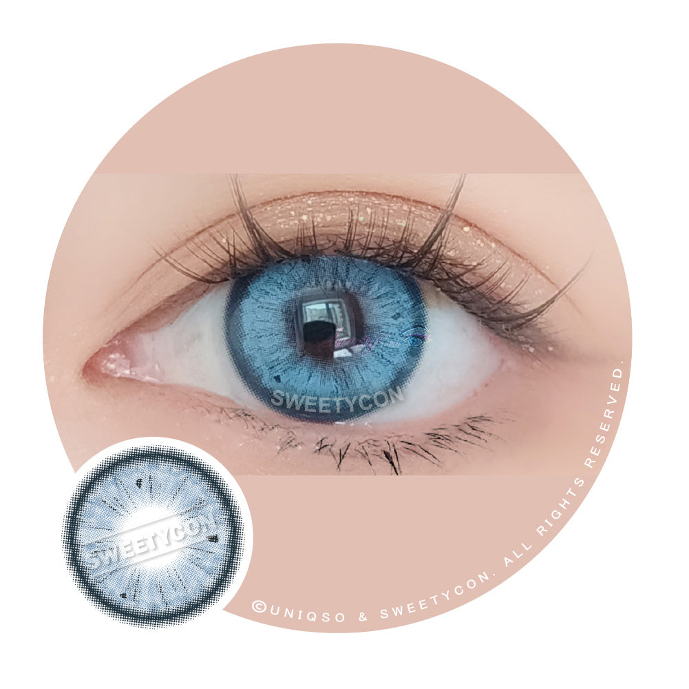 Sweety Fruit Juice Blueberry (1 lens/pack)-Colored Contacts-UNIQSO