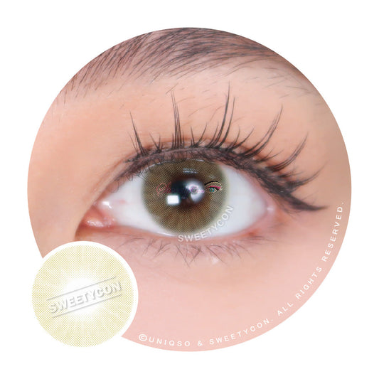 Sweety Hidrocor Amber (1 lens/pack)-Colored Contacts-UNIQSO