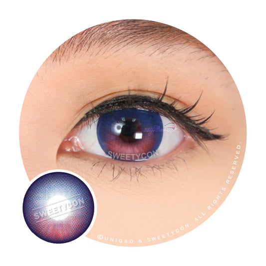 Sweety Frostfire Violet Pink (1 lens/pack)-Colored Contacts-UNIQSO