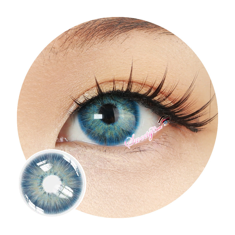 Sweety Magnificent Antarctic Blue (1 lens/pack)-Colored Contacts-UNIQSO