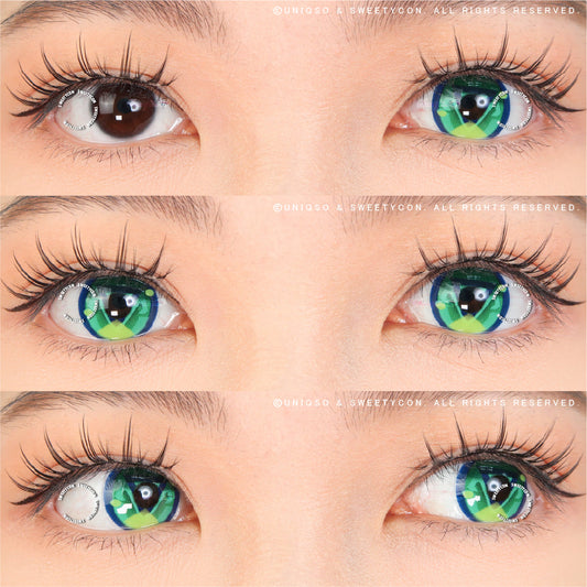 Sweety x Eyesinger Teal Nova (2 lenses/pack)-Colored Contacts-UNIQSO