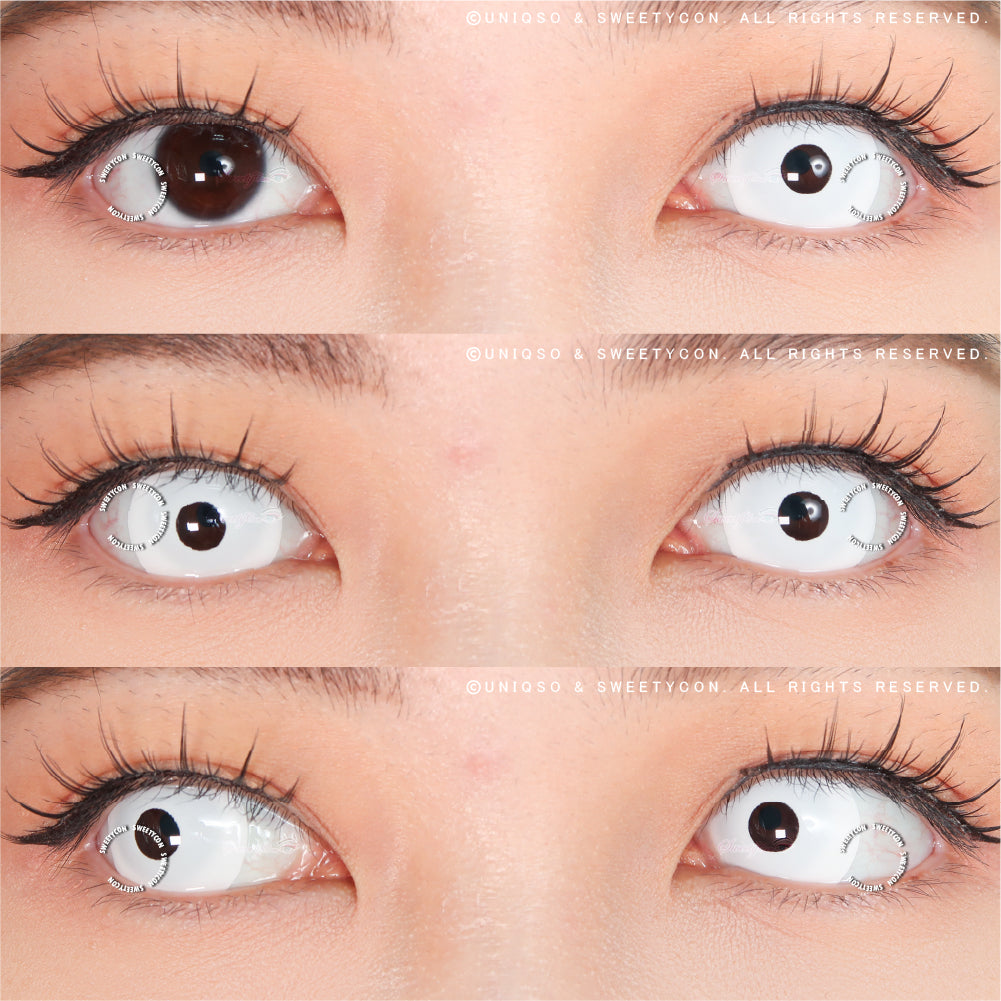 Sweety Mini Sclera White Out (1 lens/pack)-Mini Sclera Contacts-UNIQSO