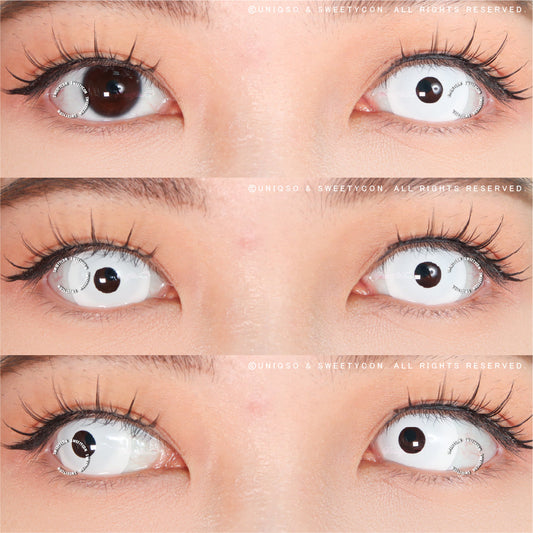 Sweety Mini Sclera White Out (1 lens/pack)-Mini Sclera Contacts-UNIQSO