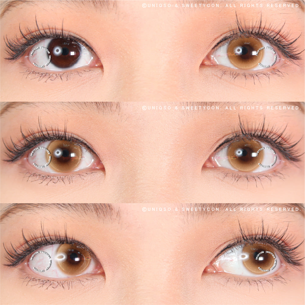 Sweety Monaco Brown (1 lens/pack)-Colored Contacts-UNIQSO