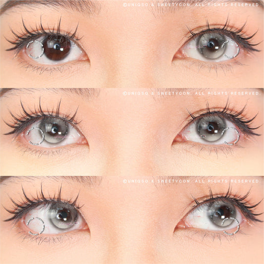 Sweety Cloud Dancer Grey (1 lens/pack)-Crazy Contacts-UNIQSO