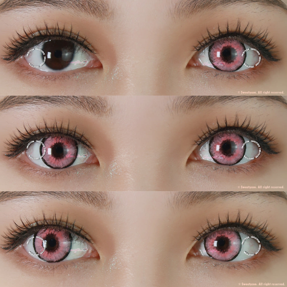 Sweety Aquaman Pink (1 lens/pack)-Colored Contacts-UNIQSO