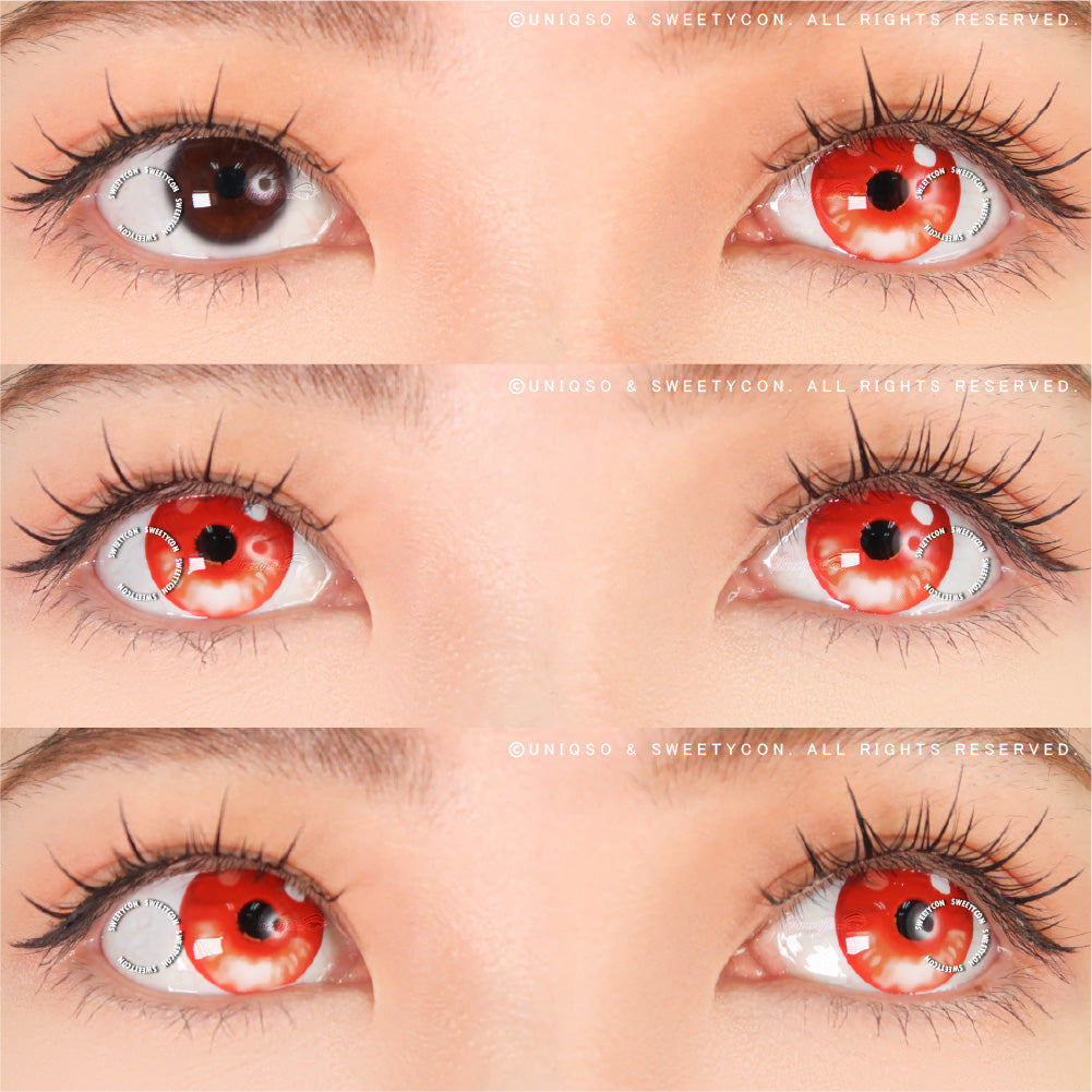 Sweety Anime Gradient Orange (1 lens/pack)-Colored Contacts-UNIQSO