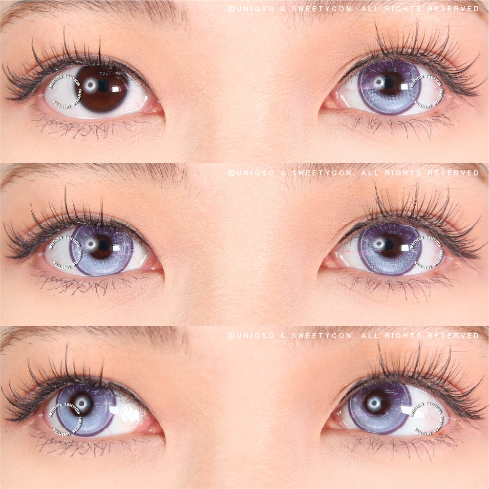 Sweety Vista Violet (1 lens/pack)-Colored Contacts-UNIQSO