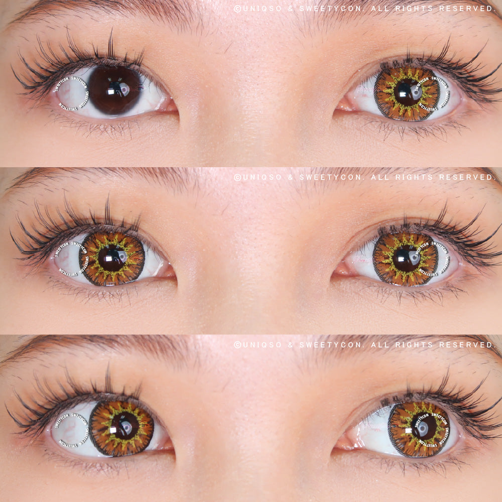 Sweety Candy Brown (1 lens/pack)-Colored Contacts-UNIQSO