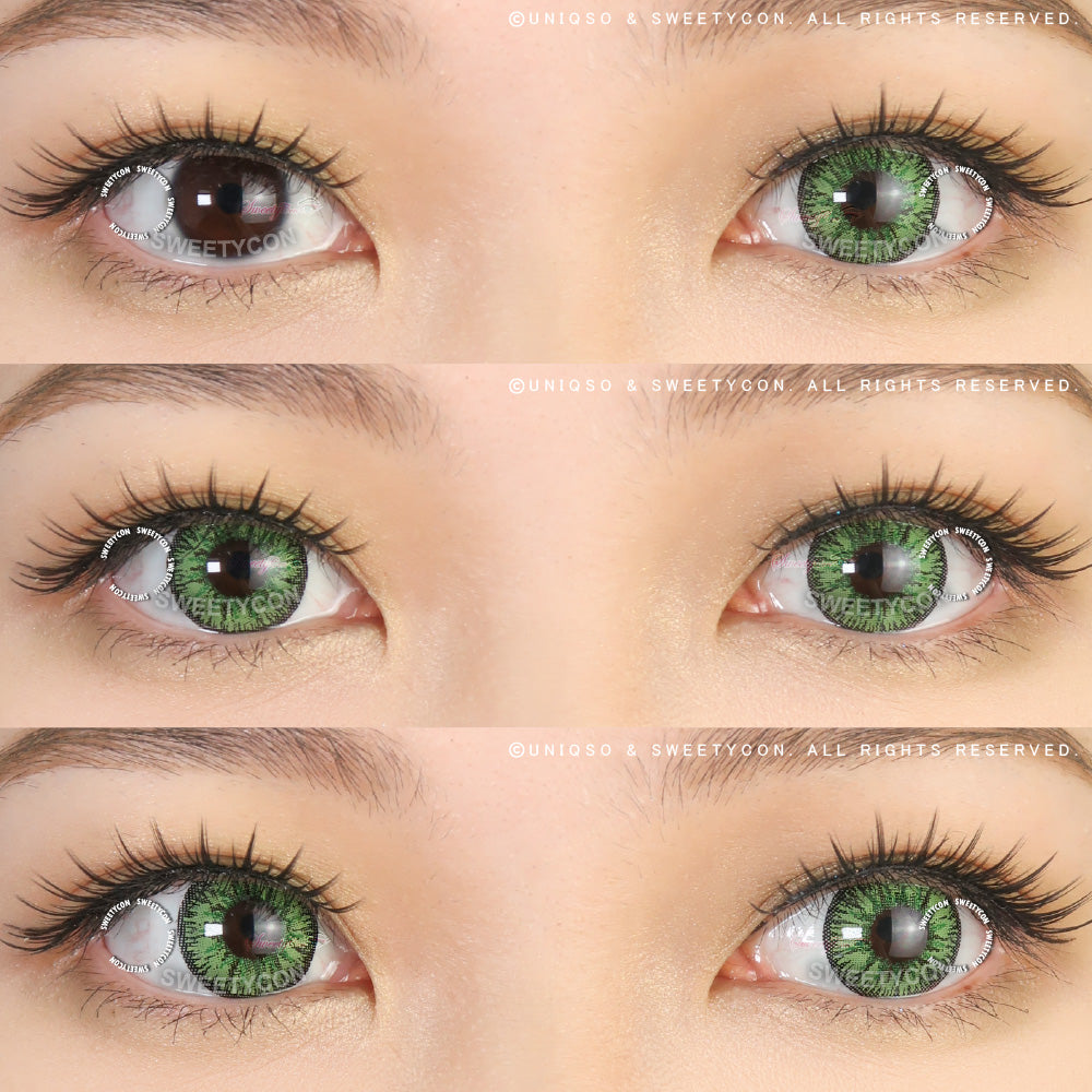 Sweety Candy Green (New) (1 lens/pack)-Colored Contacts-UNIQSO