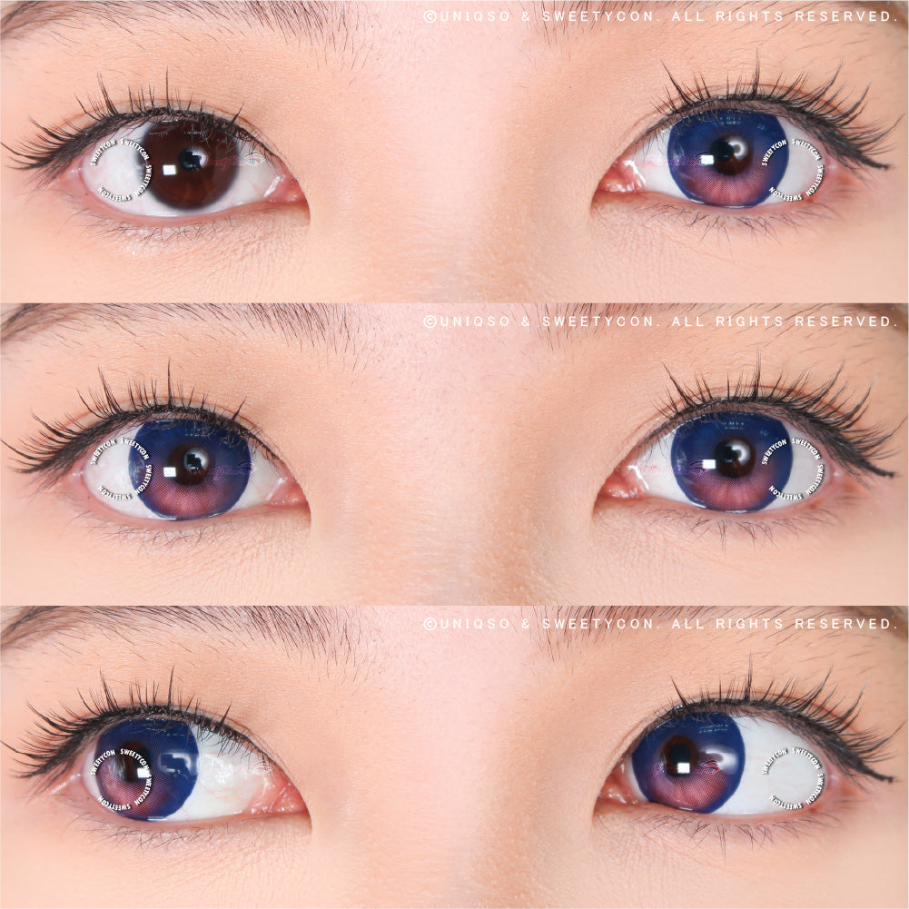Sweety Frostfire Violet Pink (1 lens/pack)-Colored Contacts-UNIQSO