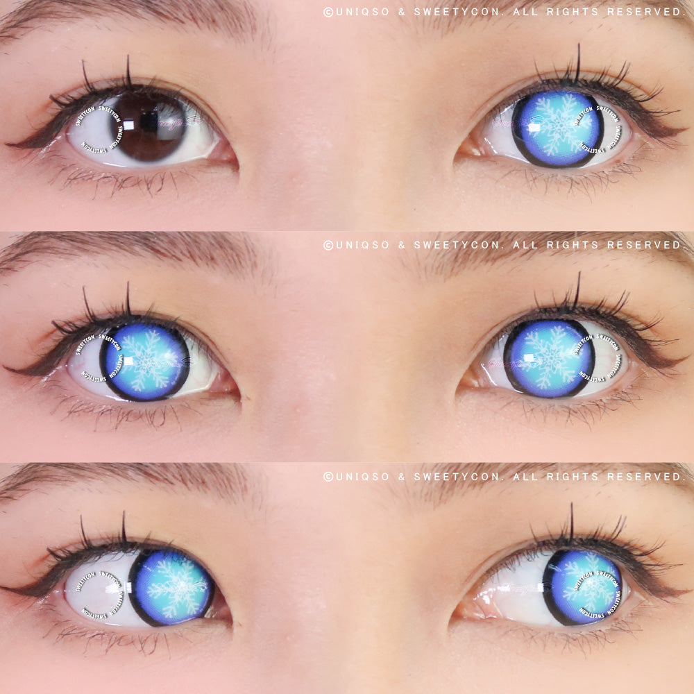 Anime Winter Queen by KleinerPixel (1 lens/pack)-Colored Contacts-UNIQSO