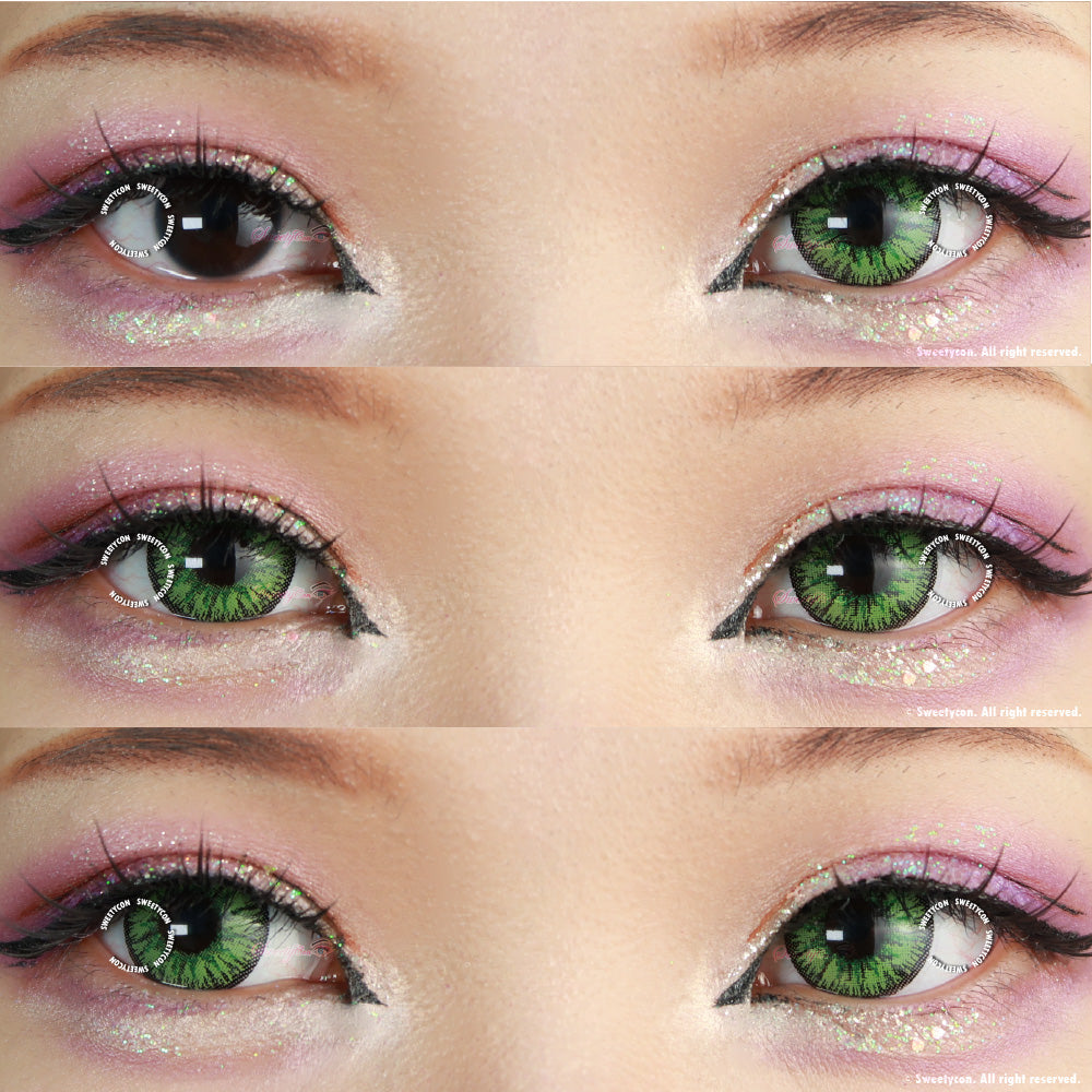 Sweety Candy Green (New) (1 lens/pack)-Colored Contacts-UNIQSO