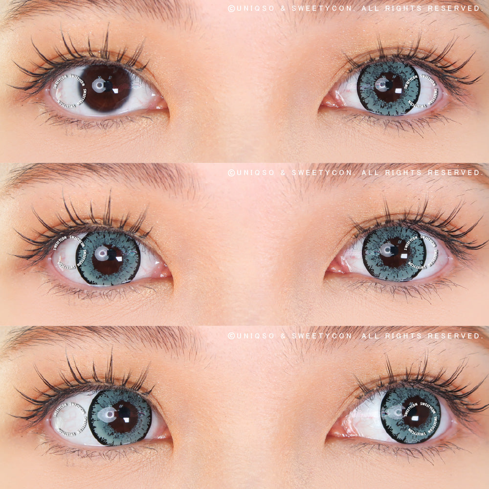 Sweety Queen Dark Grey (1 lens/pack)-Colored Contacts-UNIQSO