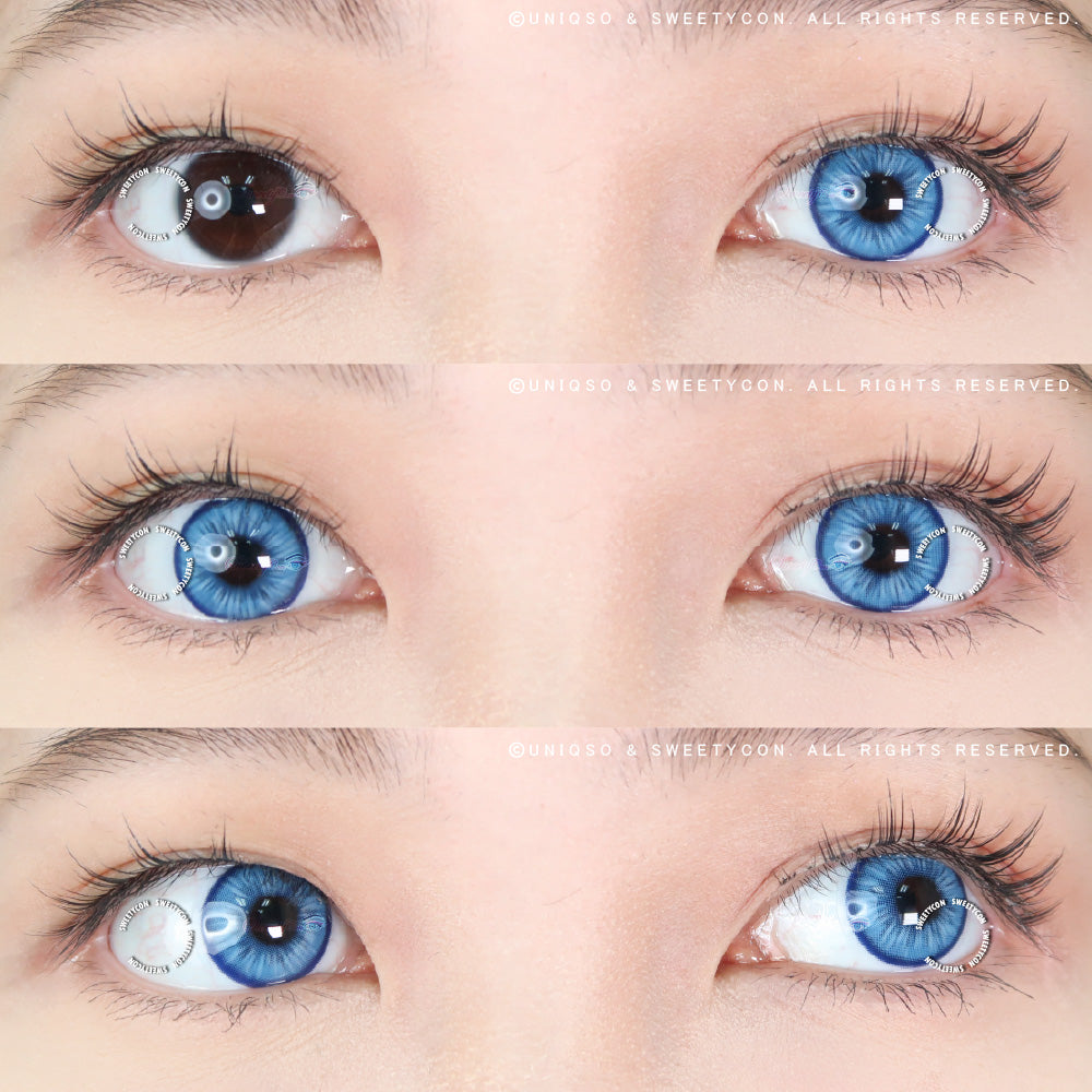 Sweety E-Blink Blue (1 lens/pack)-Colored Contacts-UNIQSO