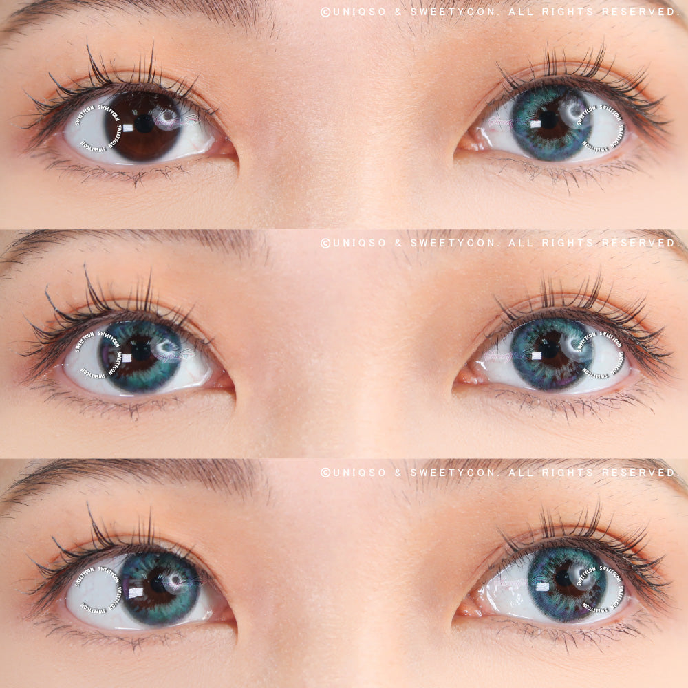 Sweety Miracle Blue (1 lens/pack)-Colored Contacts-UNIQSO