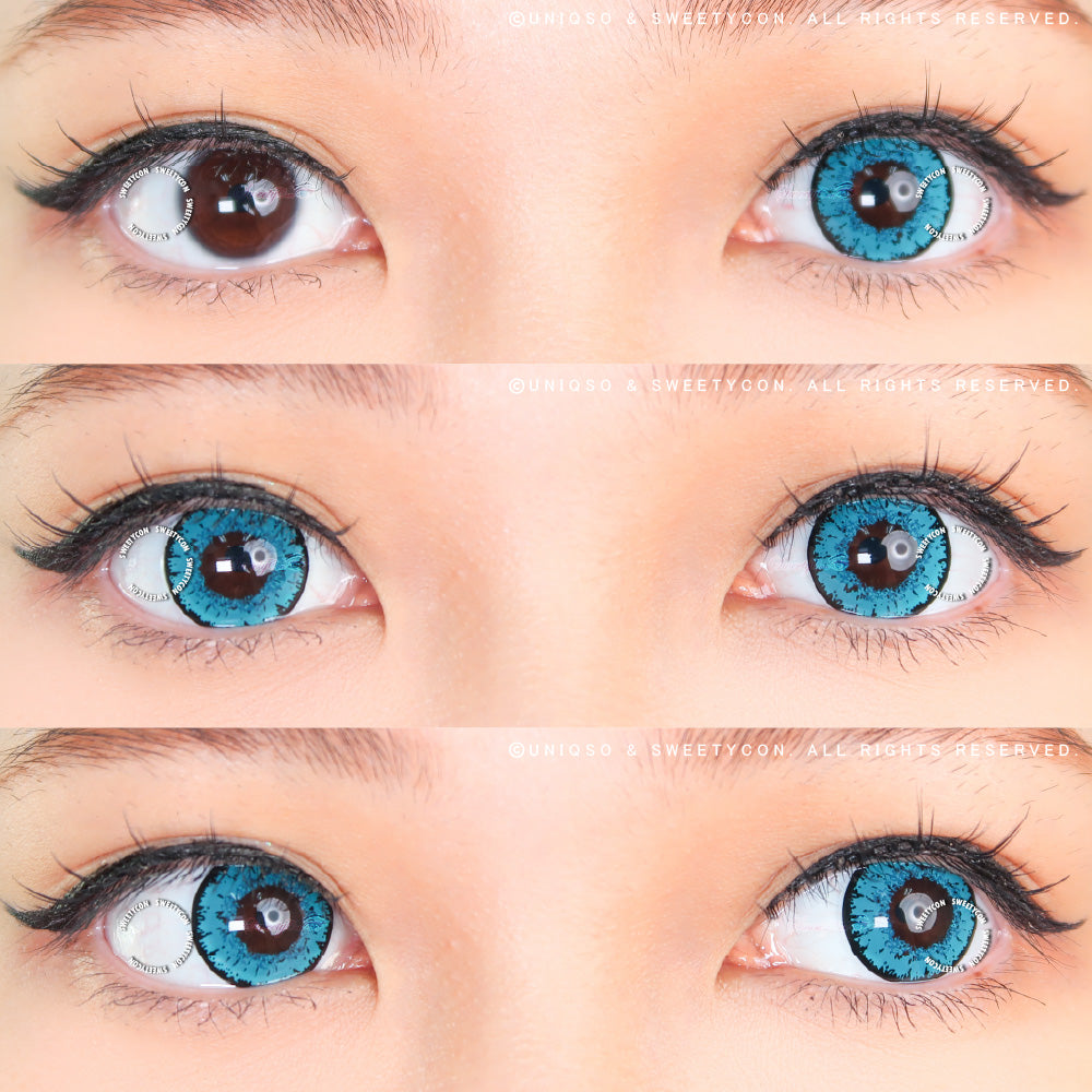 Sweety Queen Blue Green (1 lens/pack)-Colored Contacts-UNIQSO