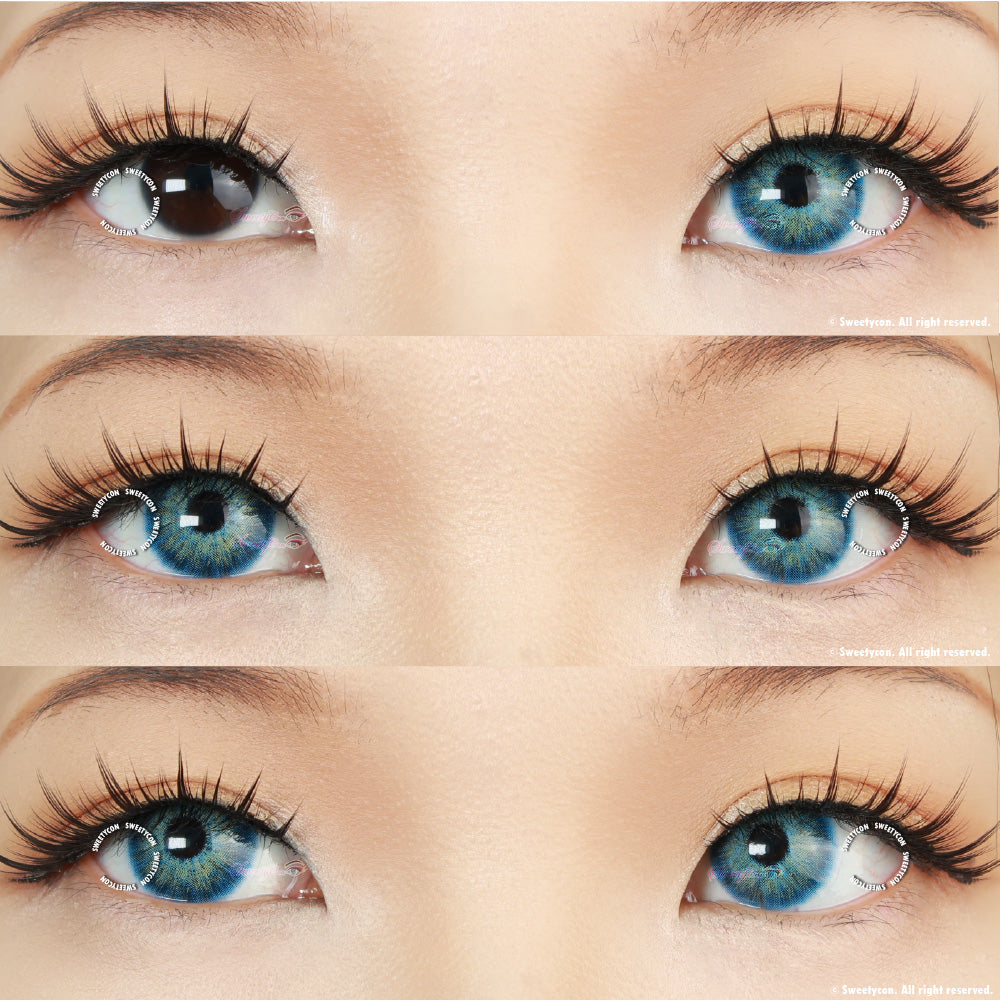 Sweety Magnificent Antarctic Blue (1 lens/pack)-Colored Contacts-UNIQSO