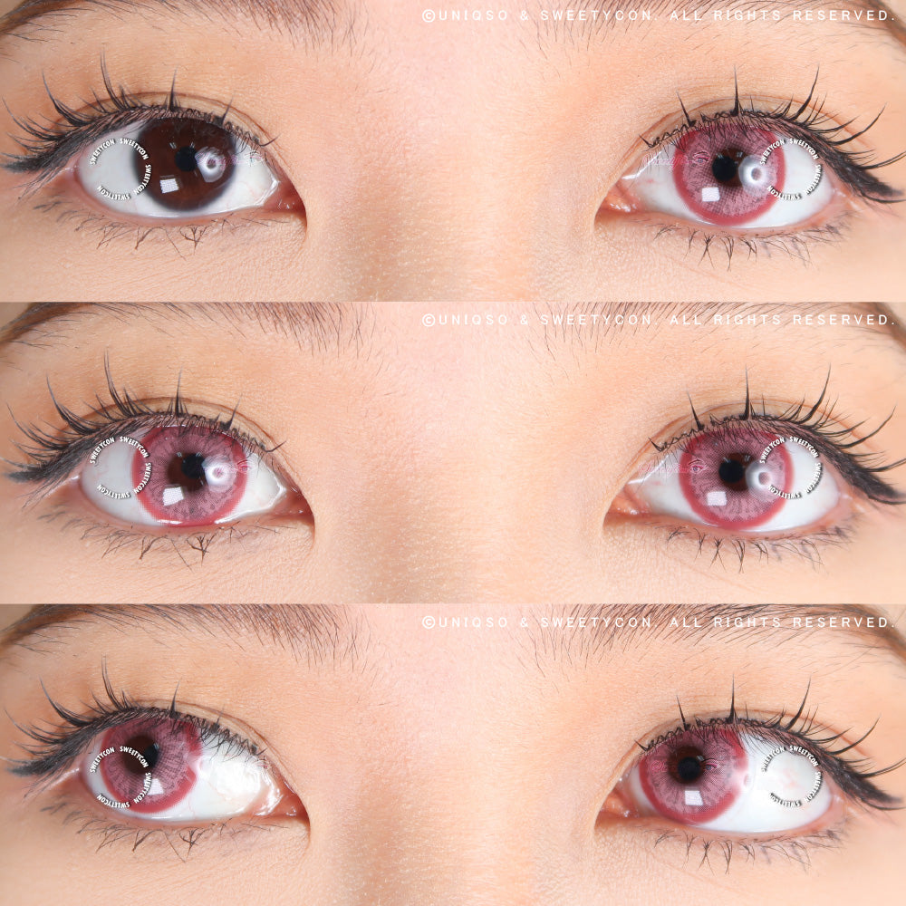 1 Day Sweety Fruit Juice Pink (2 or 10 lenses/pack)-Colored Contacts-UNIQSO