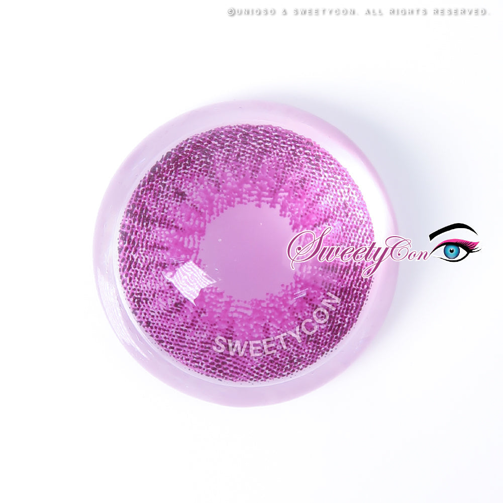 Sweety Mini Sclera Violet Devil (1 lens/pack)-Mini Sclera Contacts-UNIQSO